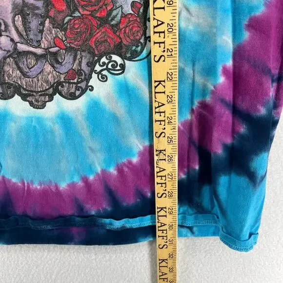 GRATEFULL DEAD Shirt Mens L LIQUID BLUE 1995 30th Aniv Pat Maguire Tie Dye VTG